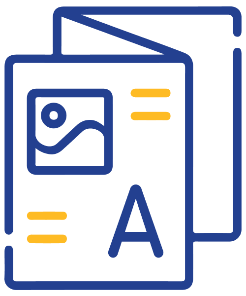 عکس بروشور چاپ دیجیتال نیما